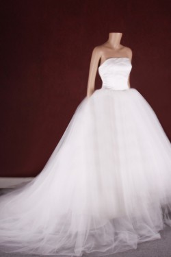 Ball Gown Strapless Bridal Gown Wedding Dress WD010754
