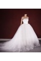 Ball Gown Strapless Bridal Gown Wedding Dress WD010754