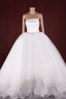 Ball Gown Strapless Bridal Gown Wedding Dress WD010754