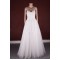 A-line Straps Lace and Tulle Bridal Gown Wedding Dress WD010755
