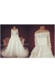A-line Off the Shoulder Half Sleeves Lace Bridal Gown Wedding Dress WD010757 A-line Off the Shoulder Half Sleeves Lace Bridal Gown Wedding Dress WD010757