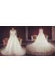 A-line Off the Shoulder Half Sleeves Lace Bridal Gown Wedding Dress WD010757 A-line Off the Shoulder Half Sleeves Lace Bridal Gown Wedding Dress WD010757