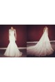 Trumpet/Mermaid One Shoulder Lace Bridal Gown Wedding Dress WD010759