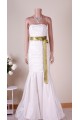 Trumpet/Mermaid Strapless Bridal Gown Wedding Dress WD010762