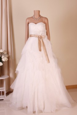 Ball Gown Sweetheart Bowknot Bridal Gown Wedding Dress WD010763