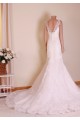 Trumpet/Mermaid V-neck Lace Bridal Gown Wedding Dress WD010764