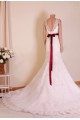 Trumpet/Mermaid V-neck Lace Bridal Gown Wedding Dress WD010764