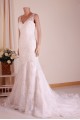 Trumpet/Mermaid V-neck Lace Bridal Gown Wedding Dress WD010764