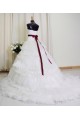 Ball Gown Strapless Lace Bridal Gown Wedding Dress WD010765