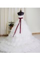 Ball Gown Strapless Lace Bridal Gown Wedding Dress WD010765