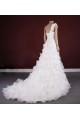 A-line One Shoulder Bridal Gown Wedding Dress WD010770