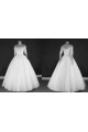 Ball Gown Off the Shoulder Half Sleeves Lace Bridal Gown Wedding Dress WD010773