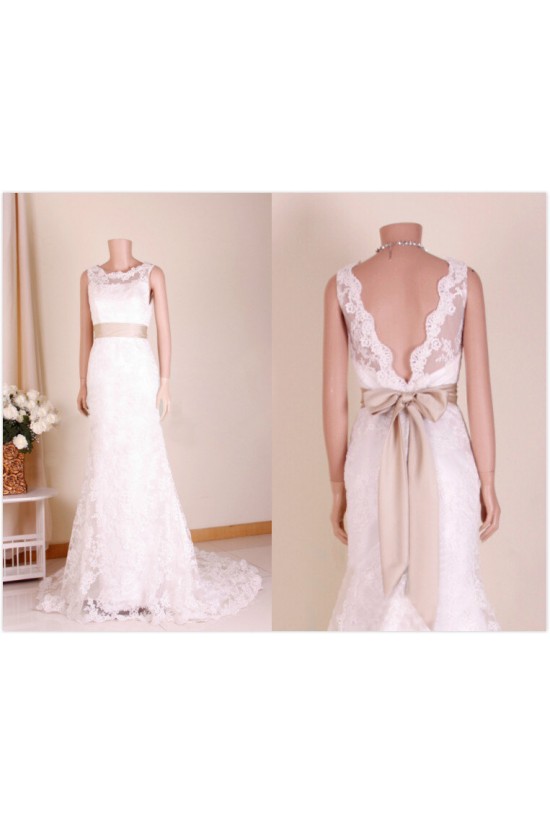 Trumpet/Mermaid Lace Bridal Gown Wedding Dress WD010774