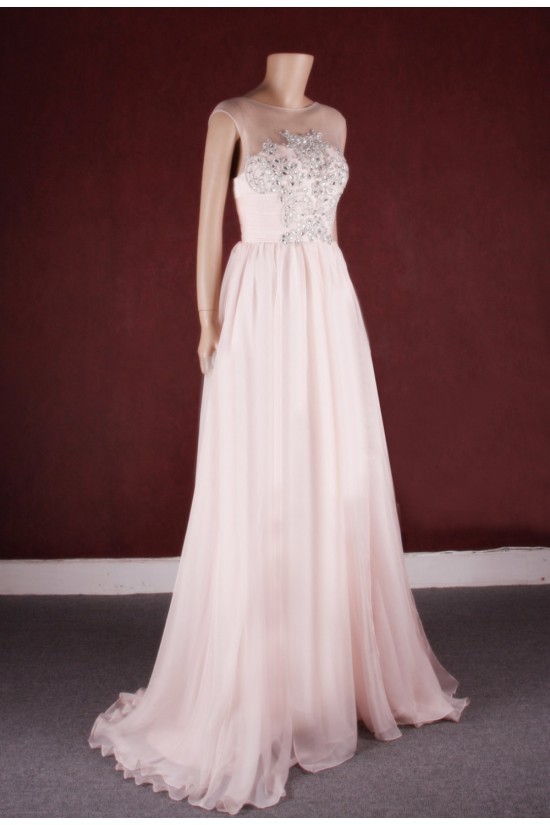 A-line Beaded Bridal Gown Wedding Dress WD010775 A-line Beaded Bridal Gown Wedding Dress WD010775