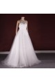 A-line Beaded Bridal Gown Wedding Dress WD010776