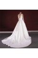 A-line Beaded Bridal Gown Wedding Dress WD010777