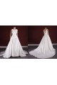 A-line Beaded Bridal Gown Wedding Dress WD010777