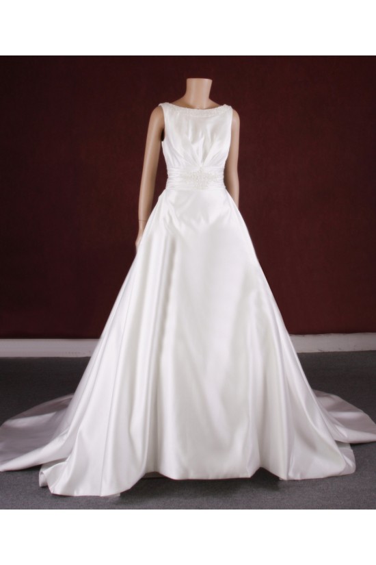 A-line Beaded Bridal Gown Wedding Dress WD010777 A-line Beaded Bridal Gown Wedding Dress WD010777