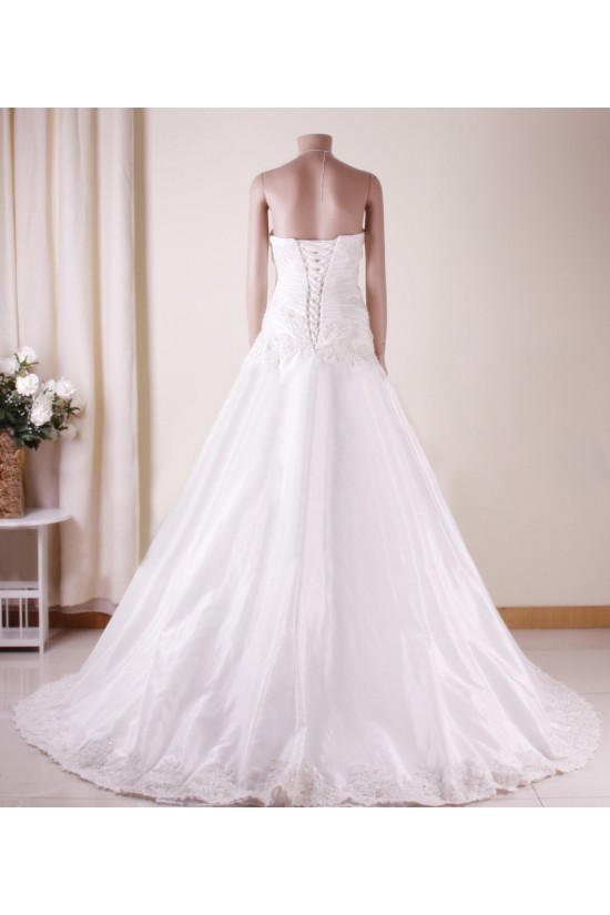 A-line Sweetheart Lace Bridal Gown Wedding Dress WD010783