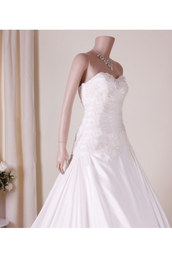 A-line Sweetheart Lace Bridal Gown Wedding Dress WD010783