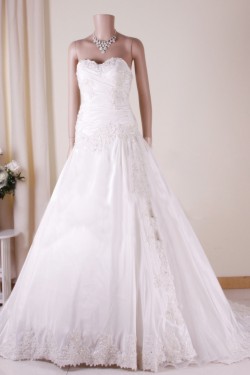 A-line Sweetheart Lace Bridal Gown Wedding Dress WD010783