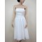 A-line Strapless Short Lace Bridal Gown Wedding Dress WD010785
