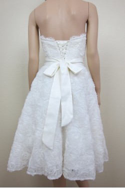 A-line Sweetheart Short Bridal Gown Wedding Dress WD010786