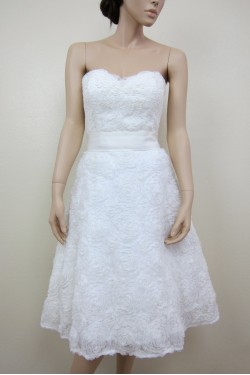 A-line Sweetheart Short Bridal Gown Wedding Dress WD010786