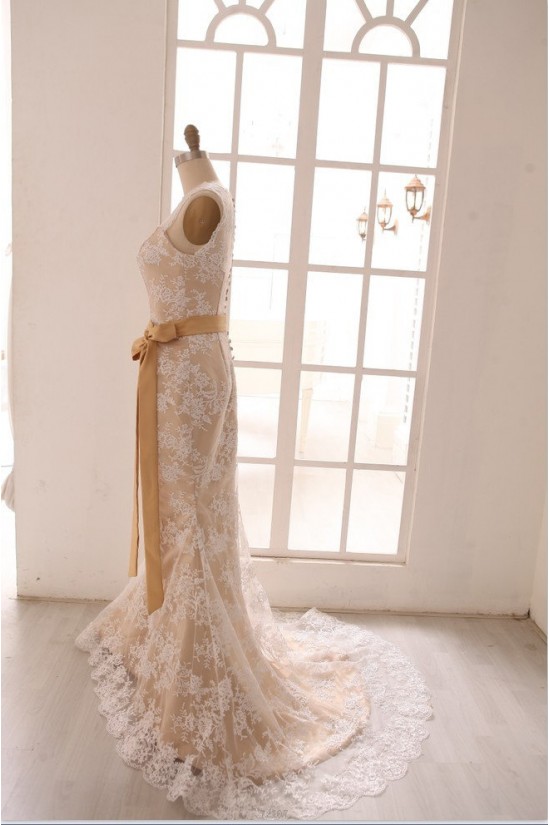 Trumpet/Mermaid Lace Bridal Gown Wedding Dress WD010790