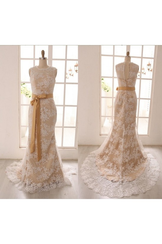 Trumpet/Mermaid Lace Bridal Gown Wedding Dress WD010790