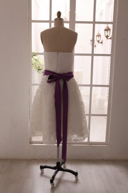 A-line Sweetheart Short Bridal Gown Wedding Dress WD010791