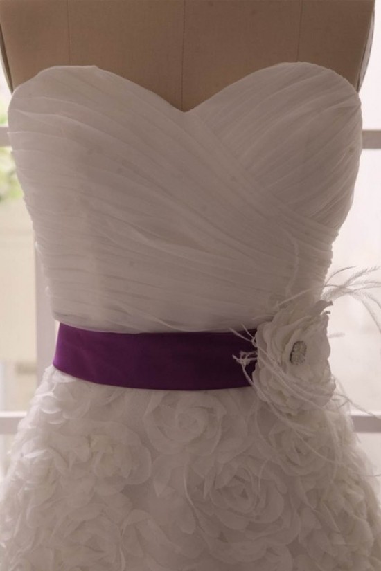 A-line Sweetheart Short Bridal Gown Wedding Dress WD010791