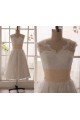 A-line Short Lace Bridal Gown Wedding Dress WD010792