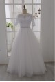 Ball Gown Half Sleeves Lace Bridal Gown Wedding Dress WD010794 Ball Gown Half Sleeves Lace Bridal Gown Wedding Dress WD010794