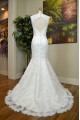 Trumpet/Mermaid V-neck Lace Bridal Gown Wedding Dress WD010797