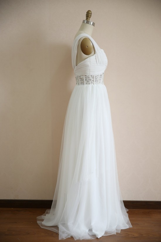 A-line Straps Beaded Bridal Wedding Dresses WD010802 A-line Straps Beaded Bridal Wedding Dresses WD010802