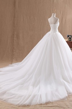 Ball Gown Strapless Bridal Wedding Dresses WD010807