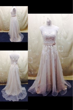A-line Lace Bridal Wedding Dresses WD010810