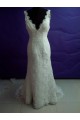 Trumpet/Mermaid V-neck Lace Bridal Wedding Dresses WD010816