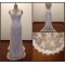 Sheath V-neck Beaded Lace Bridal Wedding Dresses WD010826