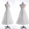 A-line Short Lace Appliques Bridal Wedding Dresses WD010834