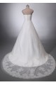 A-line Strapless Lace Bridal Wedding Dresses WD010843