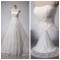 A-line Strapless Lace Bridal Wedding Dresses WD010843