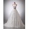 A-line Strapless Beaded Lace Bridal Wedding Dresses WD010846