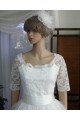 Ball Gown Half Sleeves Lace Appliques Bridal Wedding Dresses WD010849 Ball Gown Half Sleeves Lace Appliques Bridal Wedding Dresses WD010849