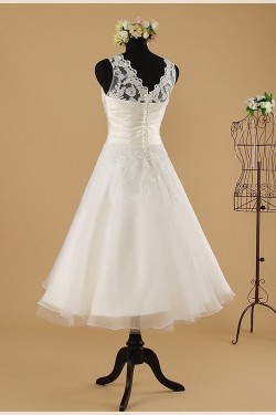 A-line Short Lace Bridal Wedding Dresses WD010851