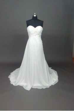 A-line Sweetheart Chiffon Bridal Wedding Dresses WD010857