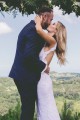 Sheath Backless Lace Bridal Wedding Dresses WD010859 Sheath Backless Lace Bridal Wedding Dresses WD010859