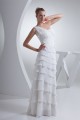 Sheath/Column Floor-Length One-Shoulder Wedding Dresses 2030006 Sheath/Column Floor-Length One-Shoulder Wedding Dresses 2030006
