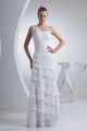 Sheath/Column Floor-Length One-Shoulder Wedding Dresses 2030006 Sheath/Column Floor-Length One-Shoulder Wedding Dresses 2030006